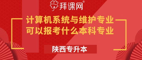 陜西專(zhuān)升本計(jì)算機(jī)系統(tǒng)與維護(hù)專(zhuān)業(yè)可報(bào)考本科專(zhuān)業(yè)詳解